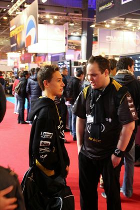 «Bergie» og lagkamerat «Carljr» under ESWC 2013. (Foto: Team Dignitas).