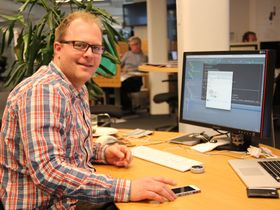 Kristoffer Framstad er leder for teamet som vedlikeholder og utvikler FINN Torget.