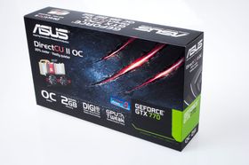 Asus GeForce GTX 770 DirectCU II OC: Produkteske.