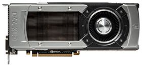 Nvidia GeForce GTX 770 er så godt som identisk med sine to storebrødre på utsiden.