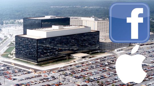 Både Facebook og Apple sine brukere skulle være utsatt for PRISM-programmets snokemuligheter.