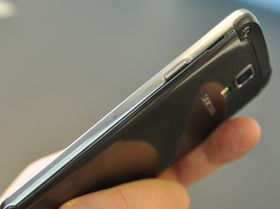 A little thicker than the regular Galaxy S4 model it is, but it's not talking about a lot. 