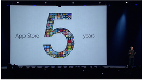 Next month's App Store 5 years.