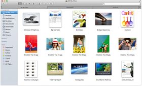 Tags i nye Finder.