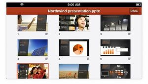 Powerpoint for iPhone.