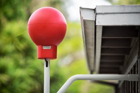 Receiver Equipment mounted a house in New Zealand.