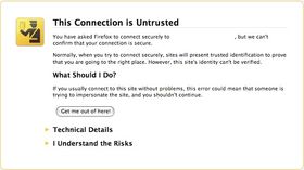 untrusted ssl.