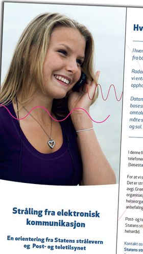 Brosjyren om mobilstråling kan lastes ned gratis fra Post- og teletilsynets nettsider.