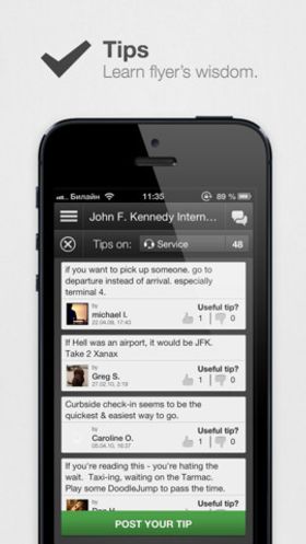 App In The Air (iPhone).