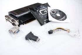Gainward legger blant annet med en DVI-til-HDMI-overgang i sin pakke.