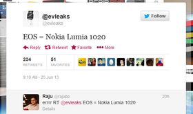 Skjermdump fra Twitter/@Evleaks.