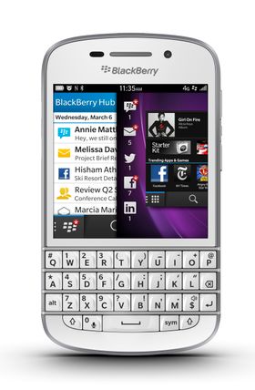 BlackBerry Q10.