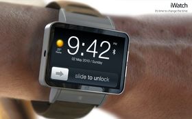 Apples iWatch kommer sannsynligvis til neste år - men det er slett ikke sikkert den blir markedslederen. Bildet er et av mange konseptdesign som ikke stammer fra Apple selv.