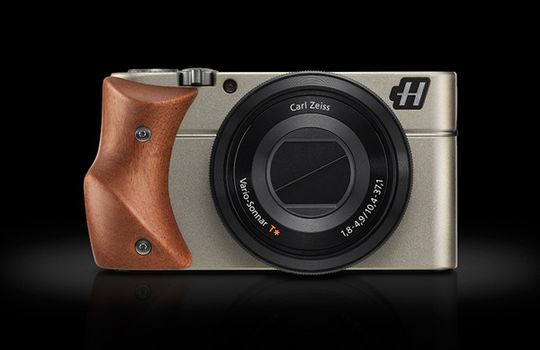 Hasselblad Stellar med mahogni-grep.