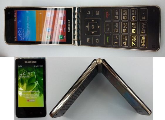 Dette skal være Samsung Galaxy Folder.