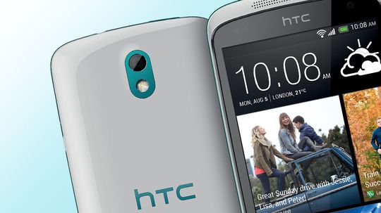 HTC Desire 500 er rimelig og lekker.