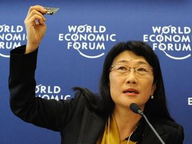 Styreleder Cher Wang i HTC.