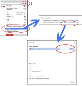 Slik finner du passordene dine i Chrome.