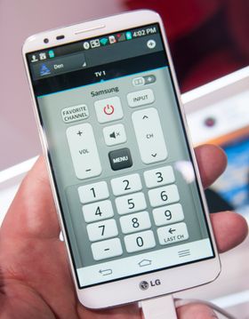 Vi liker at LG ser ut til å tilby en langt mer tradisjonell universalfjernkontroll i G2 enn Samsung og HTC gjør i Galaxy S4 og One. Her handler ikke alt om kabel-TV-tilbydere, men heller om det konkrete utstyret du har i TV-stua.