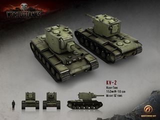 KV-2 hadde så tungt tårn at de i virkeligheten skal ha hatt problemer med å vri det annet enn på flat mark.