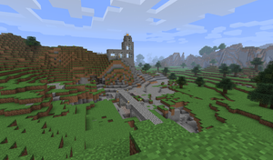 Minecraft i «gamle dager». (bilde: Gamer.no).