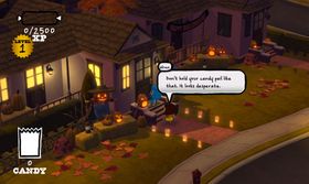 Skjermbilete frå Costume Quest.