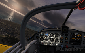 Man kan kun fly over Hawaii og Alaska i Microsoft Flight. .