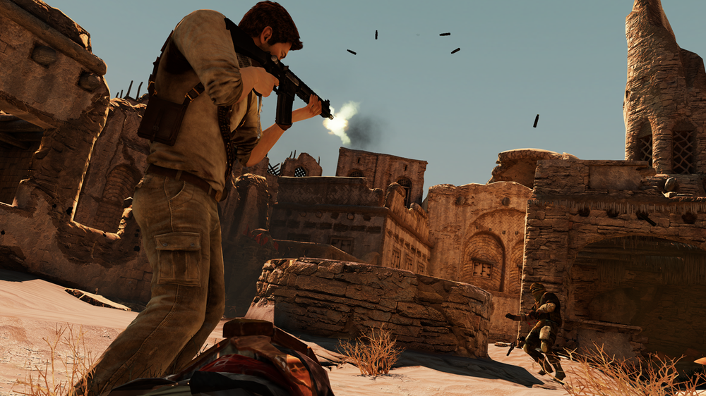 Uncharted 3: Drake's Deception har mange kjernemekanikker, men er et kortere spill.