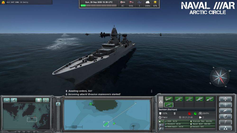 Det første spillet til Turbo Tape Games var Naval War: Arctic Circle.