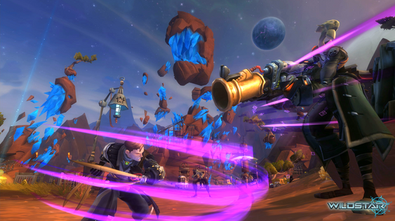 Kampsystemet i Wildstar skiller seg fra det meste. (Bilde: Carbine Studios).