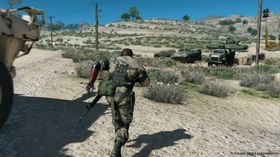 Det blir mye ørkenomgivelser i Metal Gear Solid V: The Phantom Pain.