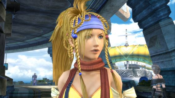 Rikku har eit langt meir levande andlete i Final Fantasy X-2 enn i Final Fantasy X.
