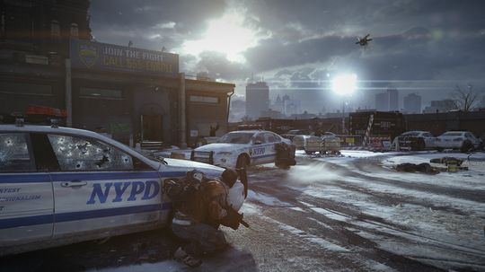 Alle bildørene er allerede forsvarlig lukket på denne politibilen. (Bilde: Massive/Ubisoft).