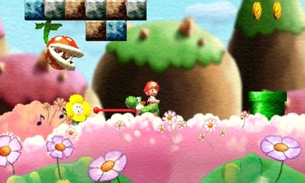 Yoshis nye øy er like fargerik som den gamle. (Bilde: Arzest/Nintendo).