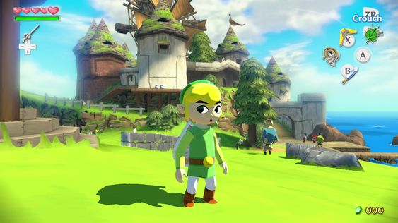 The Legend of Zelda: The Wind Waker har for en unik og fargerik kunststil.