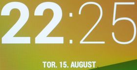 Makrobilde av skjermen i nye Nexus 7.