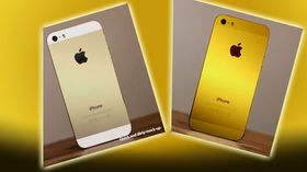 Slik kan en gull-iPhone komme til å se ut, ifølge iMore.