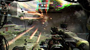 Seks mot seks spiller i Titanfall.