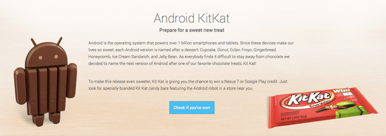 Google og Hersheys feirer lanseringen med et premiedryss.