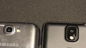 Gammel og ny Galaxy Note.