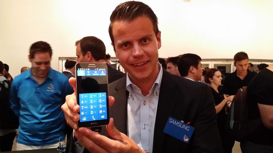 Samsungs Tor Slørdal fotografert med Galaxy Note 3.