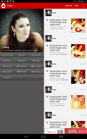 Allthecooks Recipes (Android).