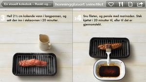 iOS-appen »En visuell kokebok» er en av mange oppskriftsapper til nettbrett.