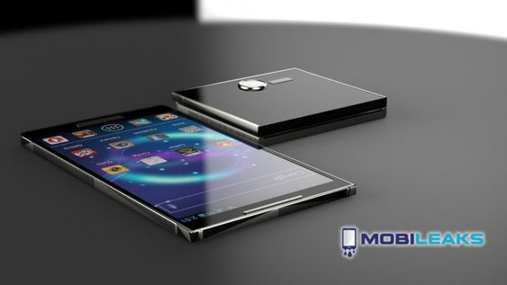 OBS! Dette er KUN et konseptbilde av "Samsung Galaxy S5".