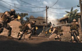 Six Days in Fallujah var basert på en konflikt mellom amerikanskledede koalisjonsstyrker og irakiske opprørere, men utviklingen ble stoppet.