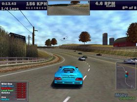 Skjermbilde fra Need for Speed: Hot Pursuit III. (Kilde: Mobygames.com)