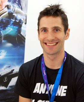 Dean «Rocket Hall under Gamescom 2012 (Foto: Audun Rodem, Gamer.no).