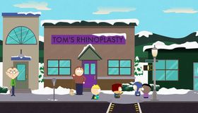 Kjente og kjære South Park-omgivelser.