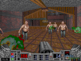 Skjermbilde fra Blood. (Kilde: Mobygames.com)