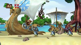 Skjermbilde fra Donkey Kong Country: Tropical Freeze.